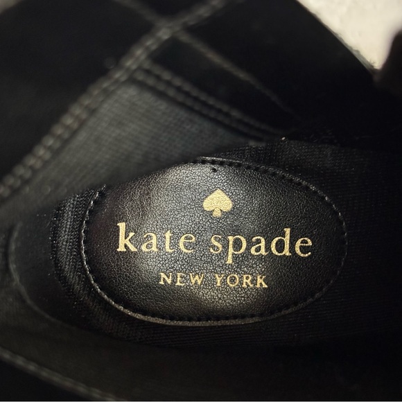 KATE SPADE Blaire Black Suede Leather Heeled Bootie--NEW--6.5 - Picture 12 of 16